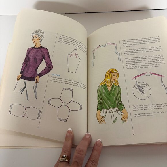 Kwik-Sew Method For Easy Sewing 1982 Vintage Book Kerstin Martensson - Picture 4 of 8